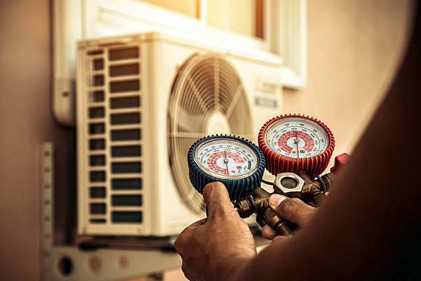 Professional Hvac technician working in Wharton, NJ